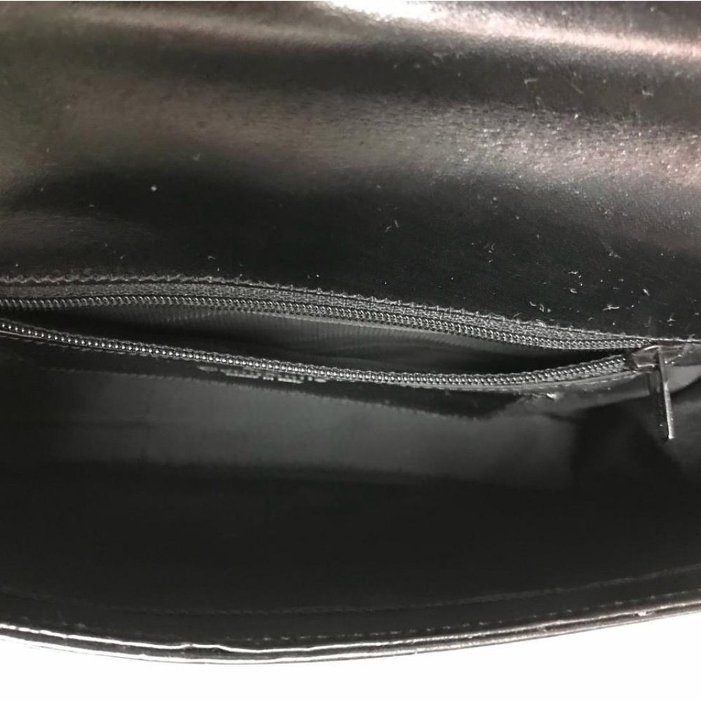 CAMPANILE MADE IN ITALY BLACK LEATHER SHOULDER BAG - Picture 6 of 6